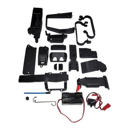 Fits Traxxas Slayer Receiver Battery Box On/Off Switch Skid Plates Servo Mount