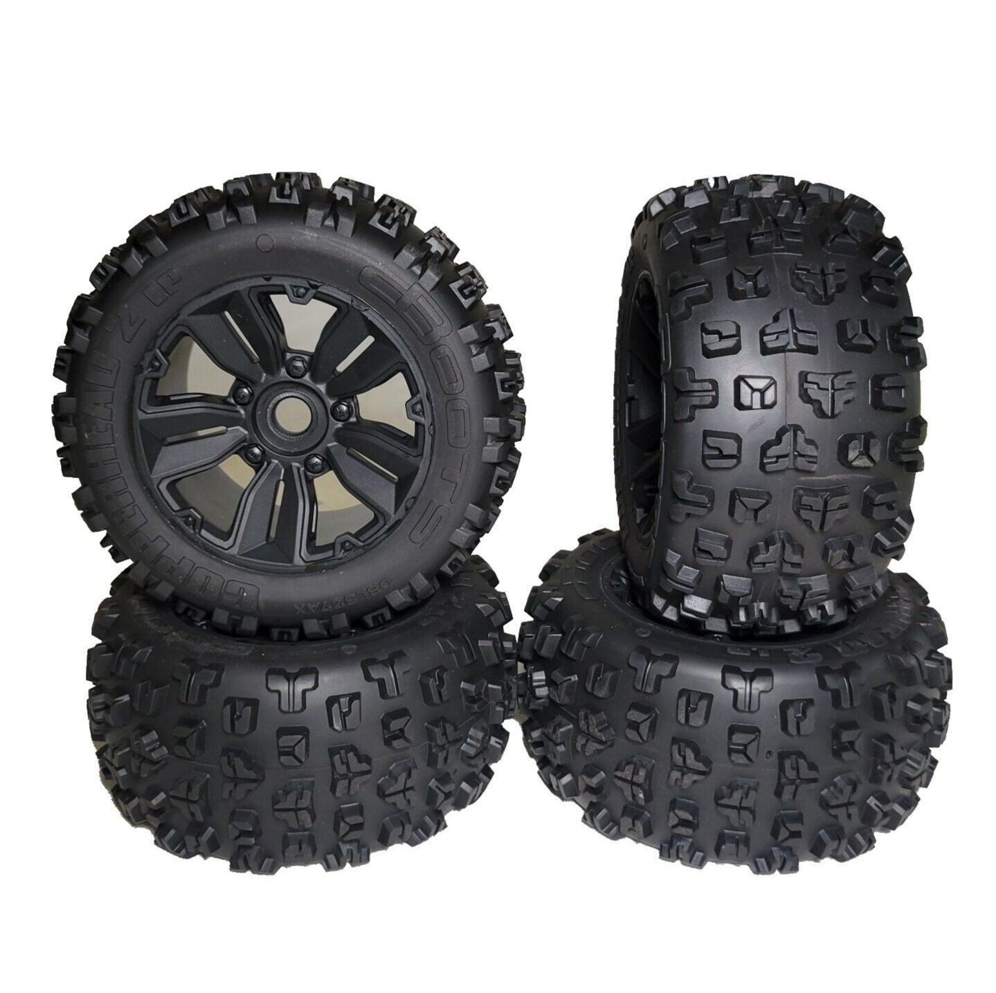 Arrma Kraton 4S V2 BLX DBoots Copperhead LP Tires 17mm Wheels Front Rear Outcast