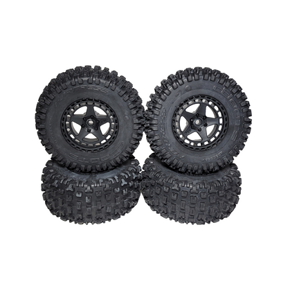 Arrma Fury 223s Tires dBoots Fortress SC Factory Glued & 14mm Wheels / Senton