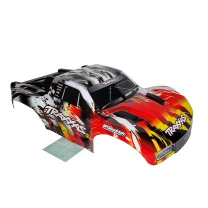 Fits Traxxas Slash VX3 2wd Body CLIPLESS Factory Painted Decals Red Black White