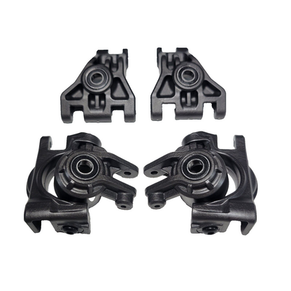 Fits Traxxas Raptor R 4x4 HD / V2 Grey Heavy Duty Knuckles Hub Carriers Block