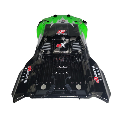 Arrma Kraton 4S V2 BLX Body Factory Painted Decaled Green Truck Clips 4X4
