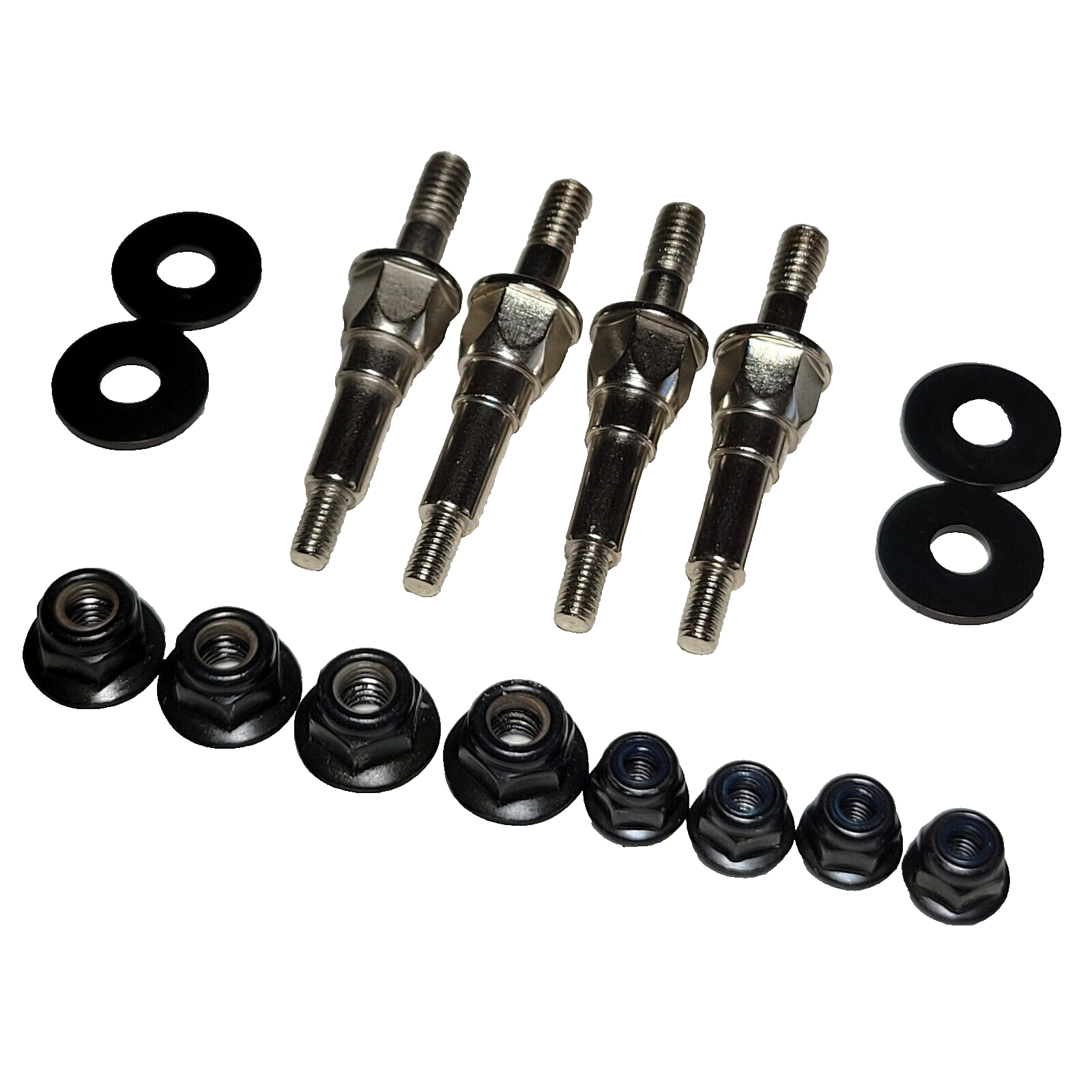 Arrma Kraton 6s EXB V6 Shock Standoffs Nuts Caps Front & Rear Outcast Notorious