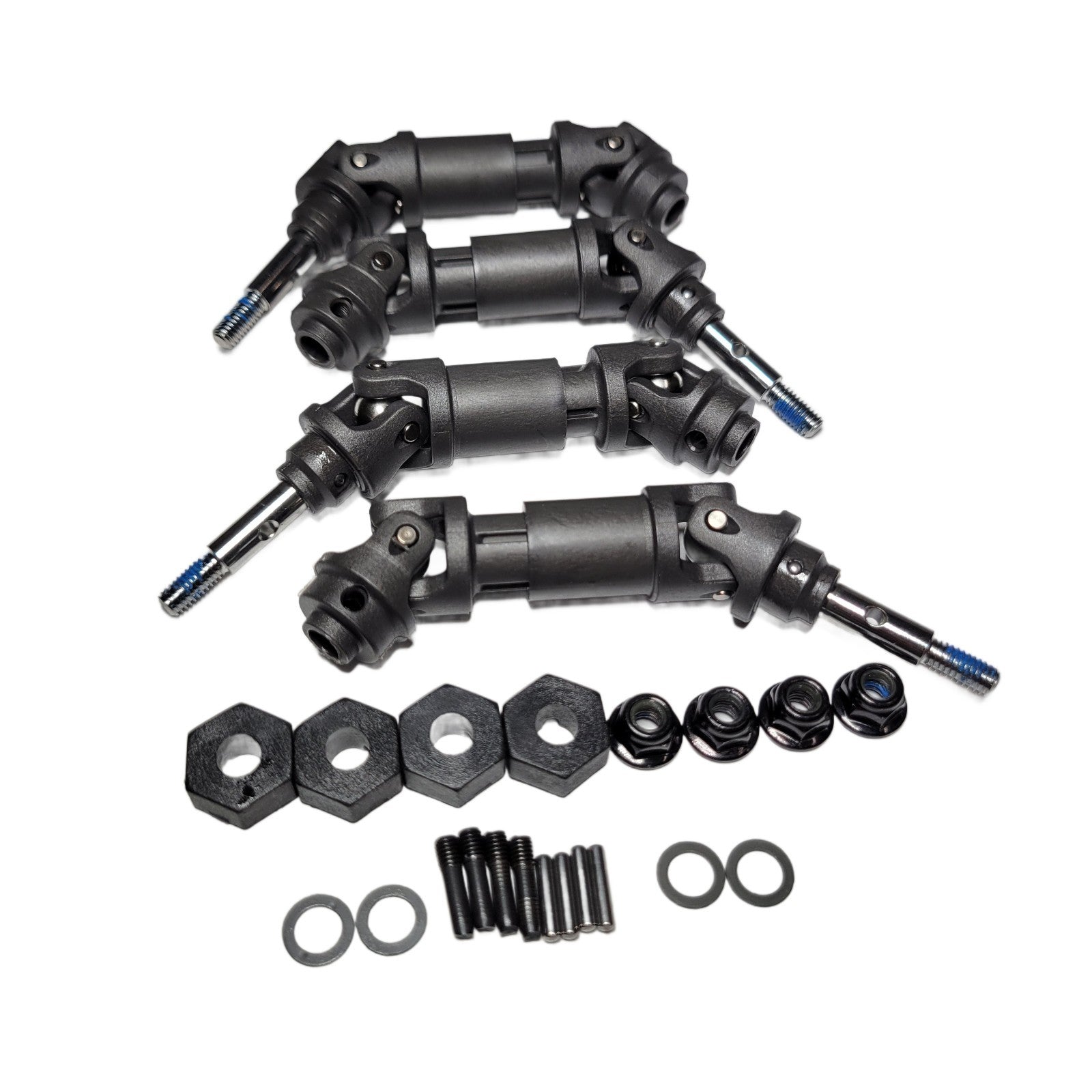 Fits Traxxas Mini Rally DriveShafts Front & Rear Axles Hexes & Wheel Nuts Slash