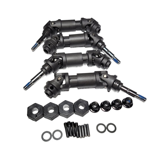 Fits Traxxas Mini Rally DriveShafts Front & Rear Axles Hexes & Wheel Nuts Slash