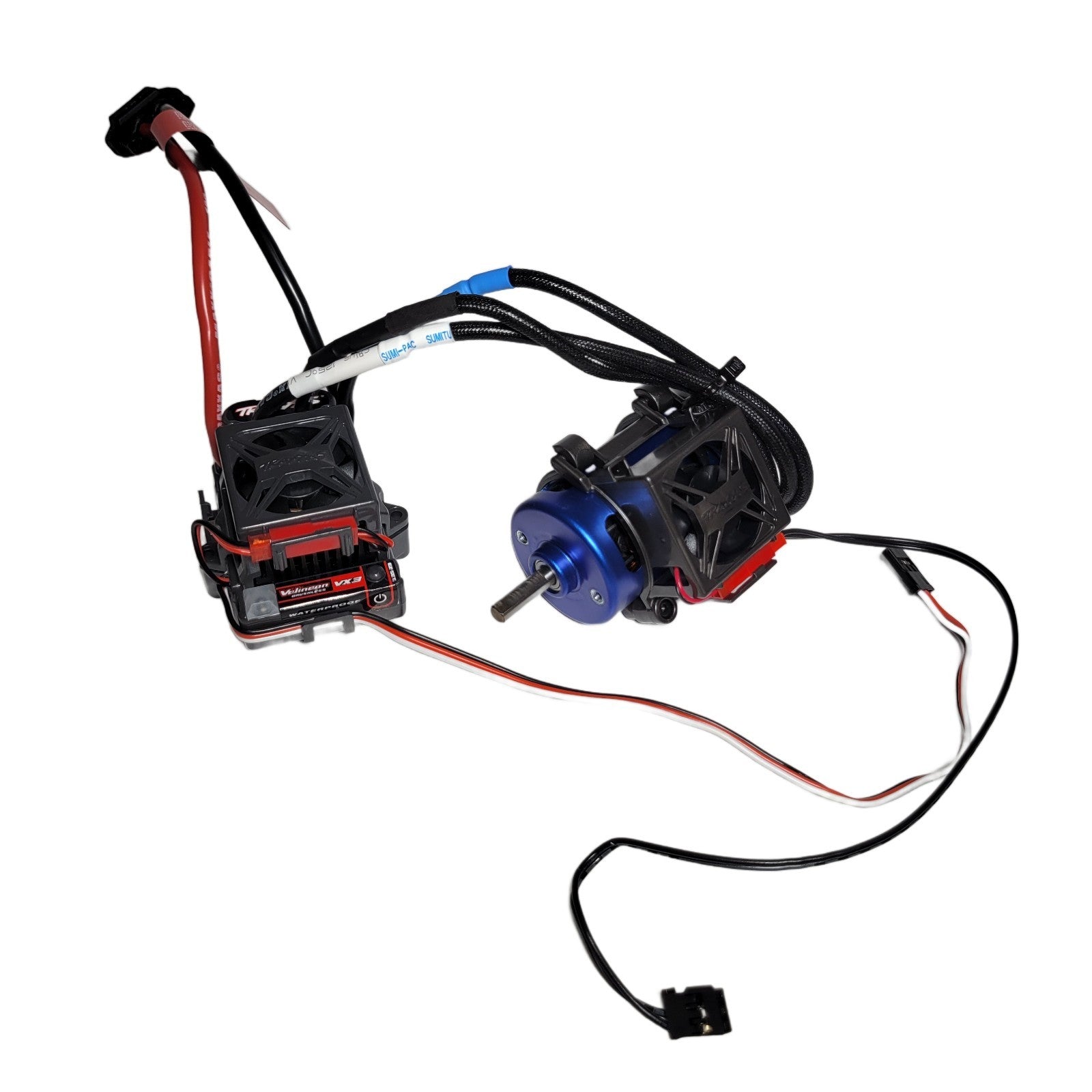 Fits Traxxas Stampede 4x4 VX3 Motor & ESC 3s Fan Waterproof 3200KV Brushless 5mm