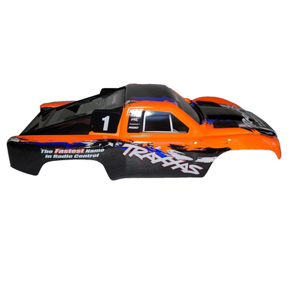 Fits Traxxas Slash 4x4 VXL Orange Black Body w/ Clipless Mounts 4wd 2wd BL2s XL5