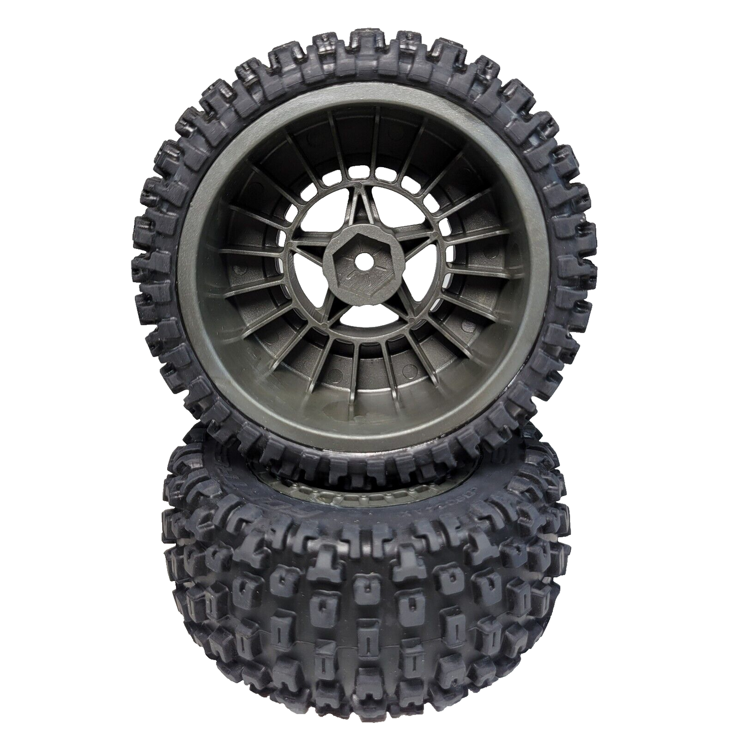 Arrma Senton 4x4 BLX Tires & 14mm Wheels Glued DBoots Fortress V3 3s / Mega 4x2