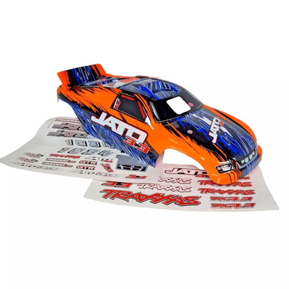 Fits Traxxas Jato 3.3 Orange Black Body ProGraphix Factory Painted w/ Decals