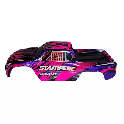 Fits Traxxas Stampede 2wd Clipless Body Shell Pink & Purple Factory Painted XL5