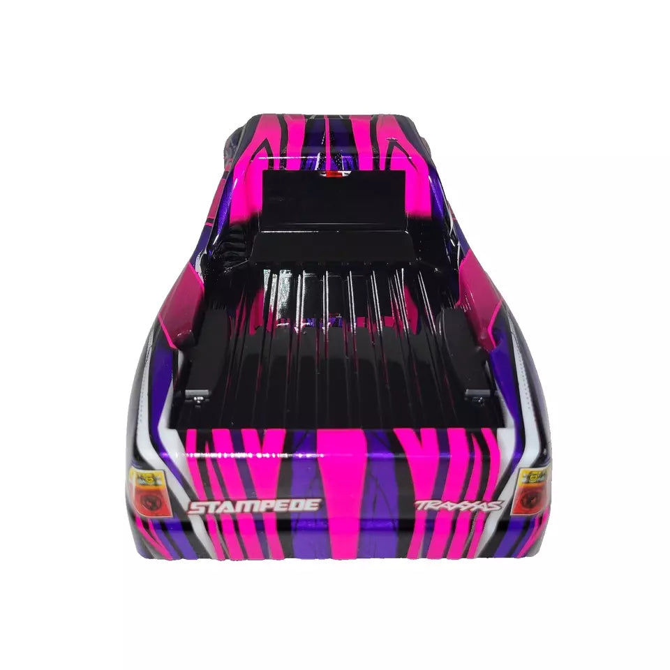 Fits Traxxas Stampede 2wd Clipless Body Shell Pink & Purple Factory Painted XL5